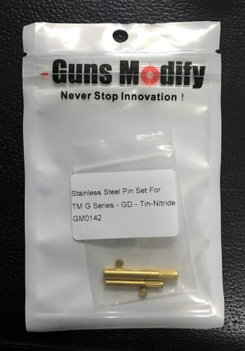 Load image into Gallery viewer, Guns Modify Stainless Steel Pin Set for Marui G-Series GBB Pistol (Gold) #GM0142
