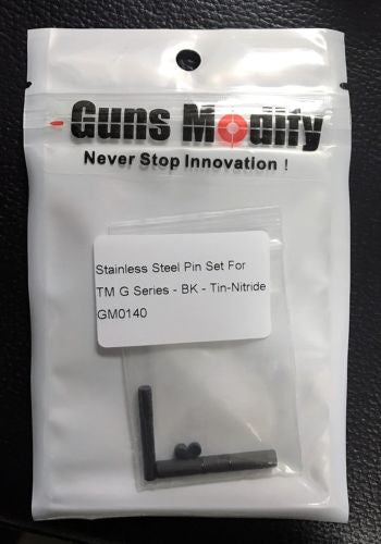 Guns Modify Stainless Steel Pin Set for Marui G-Series Gas Blowback Pistol -Black