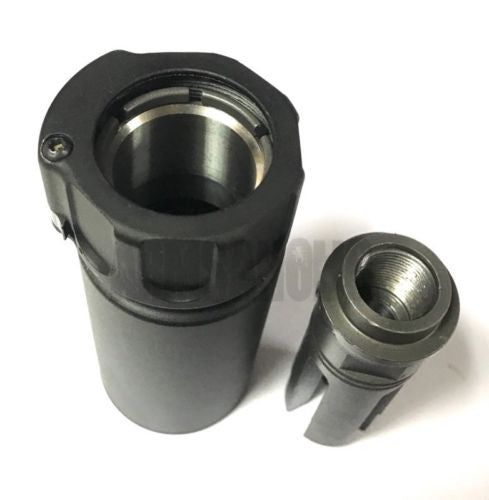 5KU Metal Dummy 95mm Warden Blast Diffuser (14mm CCW, Black) #5KU-217B