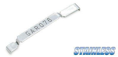 Guarder Stainless Series Number Tag for MARUI G17 (Early Type) - Silver