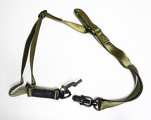 Airsoft MS2 2-Point style Sling Belt  tactical heavy metal buckle-Green