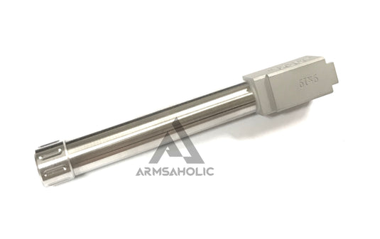 Guns Modify Stainless Thread Barrel (KKM) for Marui G17/18C GBB-Silver 14mm CCW