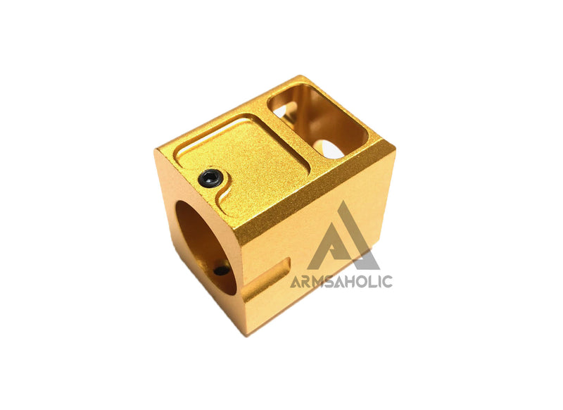 Load image into Gallery viewer, 5KU 14mm- CCW (negative/Anti-Clockwise) Stubby Comp Compensator for G Series - Gold #GB-448-G
