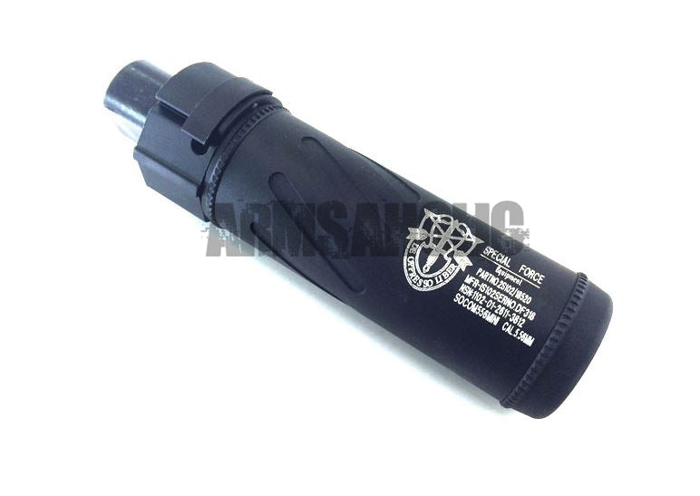 5KU SOCOM556 MG QD Airsoft Silencer Type B (14mm CCW) 5KU-139-B