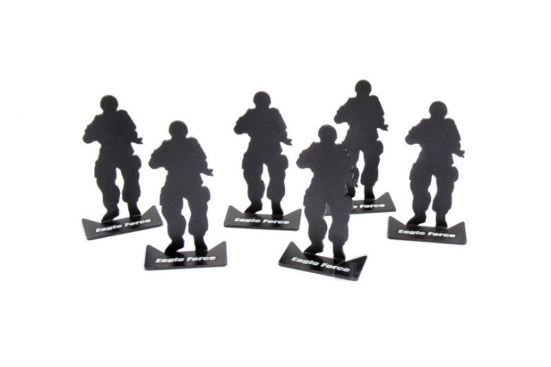 ARMYFORCE Soldier Silhouette Metal Mini Target #AF-MC0001