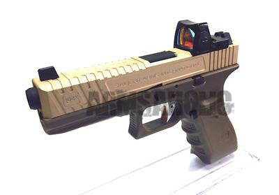 ArmsAholic Custom SAI Costa style with RMR GBB Pistol - FDE color