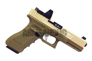 ArmsAholic Custom SAI Costa style with RMR GBB Pistol - FDE color