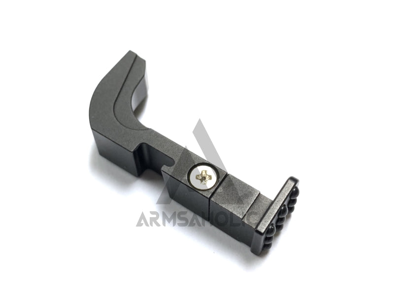 Load image into Gallery viewer, Bomber Airsoft Aluminum Extended Magazine Release for Marui / KJ / WE G-series GBB (Black)
