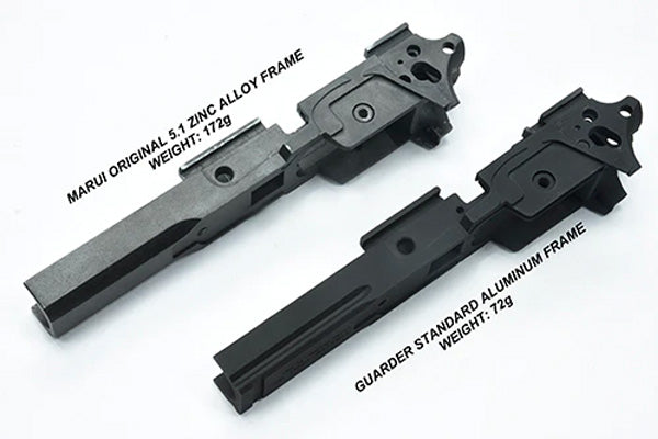 Guarder Aluminum Frame for MARUI HI-CAPA 5.1 (Standard/NO Marking/Black) #CAPA-60(B)