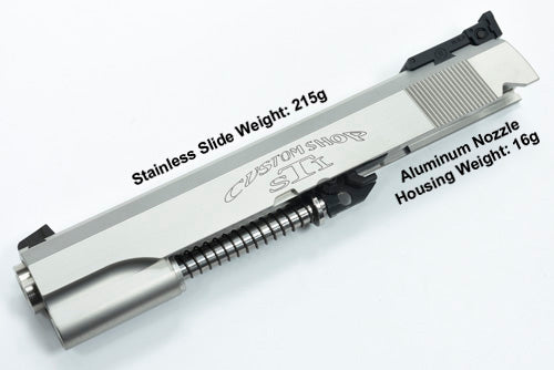 Guarder Stainless CNC Slide for MARUI HI-CAPA 5.1 (STI Custom/Silver)#CAPA-65(C)SV