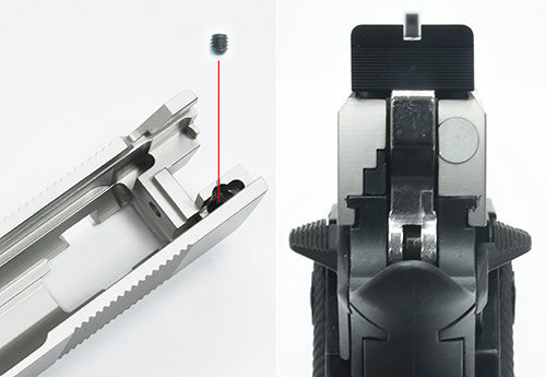 Guarder Stainless CNC Slide for MARUI HI-CAPA 5.1 (STI Custom/Silver)#CAPA-65(C)SV