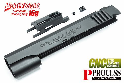 Load image into Gallery viewer, Guarder Stainless CNC Slide for MARUI HI-CAPA 5.1 (OPS/Black) #CAPA-65(O)BK
