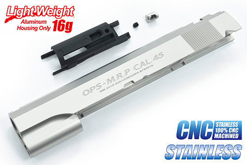 Products
Guarder Stainless CNC Slide for MARUI HI-CAPA 5.1 (OPS/Silver) #CAPA-65(O)SV *NS