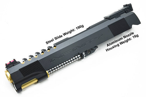 Guarder Steel CNC Slide for MARUI HI-CAPA 5.1 Gold Match (INFINITY/Black)CAPA-66(I)BK
