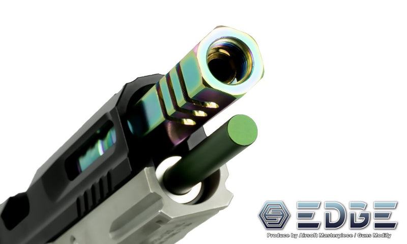 Load image into Gallery viewer, EDGE Custom “HEXA” Stainless Steel Outer Barrel for Hi-CAPA 5.1
