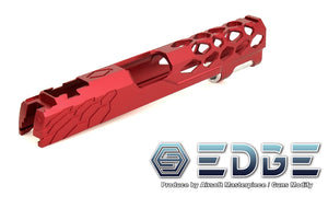 EDGE “SHIELD” Aluminum Standard Slide for Hi-CAPA/1911 #EDGE-SL001-RD - Red