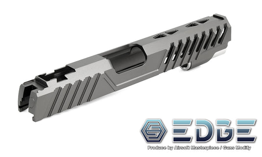 EDGE Custom "RAZOR" Aluminum Standard Slide for Hi-CAPA/1911 Titanium Gray