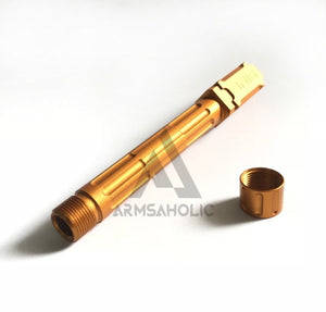 5KU 9INE Type Threaded Outer Barrel For Marui G-Series GBB #GB-449 GOLD