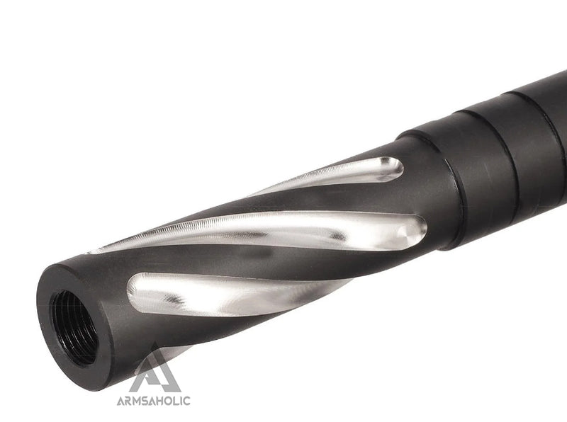 Load image into Gallery viewer, 5KU Tornado 4.3 inch Stainless Outer Barrel for Hi-CAPA (M11 CW) Black #GB-486-BK
