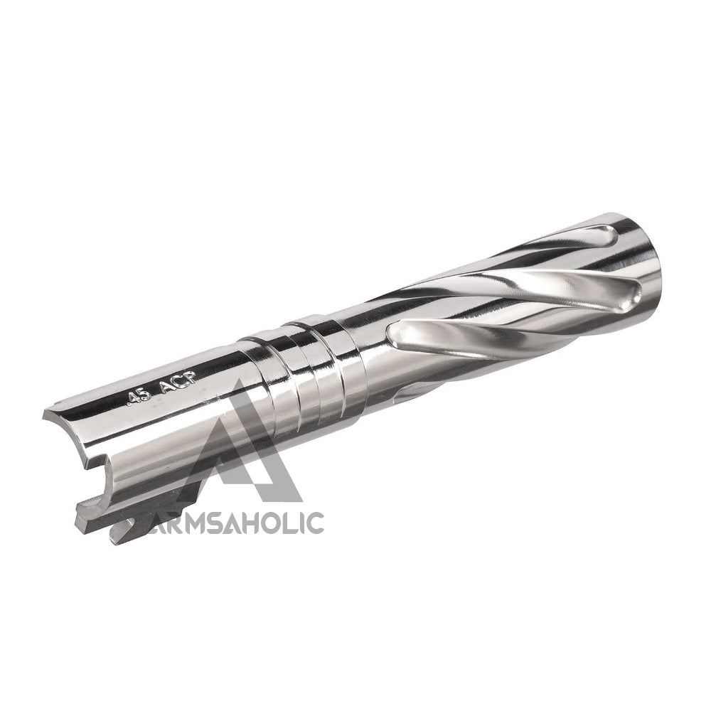 5KU Tornado 4.3 inch Stainless Outer Barrel for Hi-CAPA (M11 CW) Silver #GB-486
