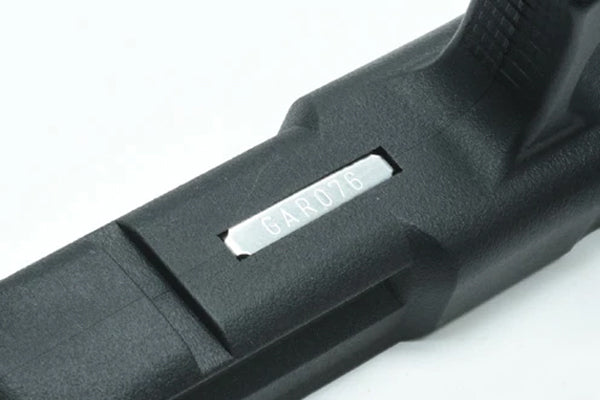 GUARDER Serial Number Tag Set for Tokyo Marui G17(Early Type) #GLK-126A