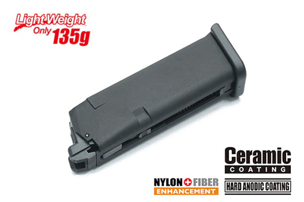 Load image into Gallery viewer, Guarder Light Weight Aluminum Magazine For TOKYO MARUI G19 (Black) #GLK-147(BK)

