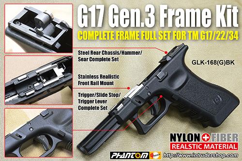 Load image into Gallery viewer, Guarder New Lower Frame Complete Set for MARUI G17/22/34 (U.S. Version) Black
