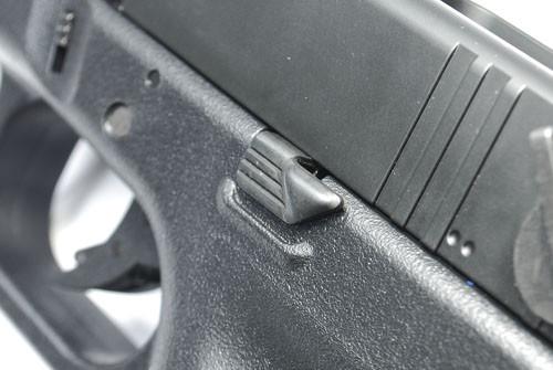 Load image into Gallery viewer, Guarder Extended Slide Stop for TM TOKYO MARUI G-Series #GLK-44(B)BK
