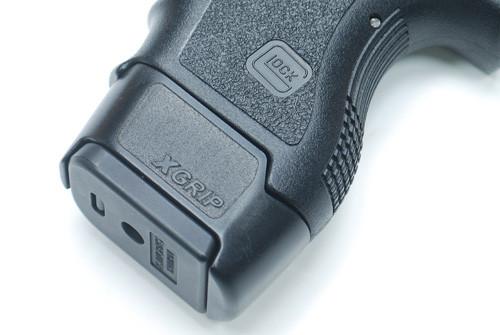 Load image into Gallery viewer, Guarder G-19 Grip Spacer Adapts for KJ G26/27 (Black) #GLK-83
