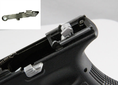 Guns Modify LW Type Extended Slide Stop for Tokyo Marui G17 / G18C / G26 G-Series #GM0019-Silver