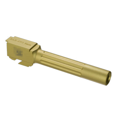 Load image into Gallery viewer, Guns Modify SA Bar Aluminum Outer Barrel - Fluted for Tokyo Marui G17 (Gold) #GM0088

