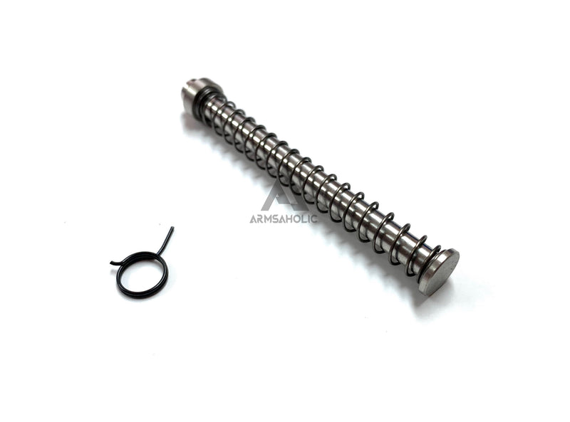 Load image into Gallery viewer, Guns Modify 125% Steel Recoil Spring Guide Rod Set for Marui G17 G18 - Silver #GM0137
