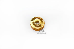Maple Leaf Hop Up Adjustment Wheel for Marui / Stark Arms / WE (Exclude Hi-Capa / MEU / M1911 ) Gold