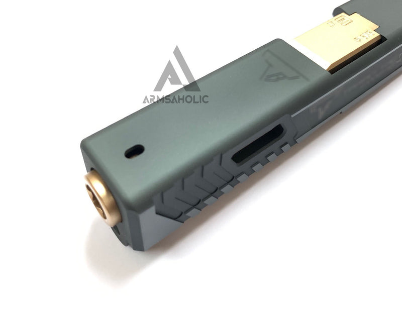 Load image into Gallery viewer, Nova T-style Aluminum G19 Slide for Marui Arisoft G19 GBB series
