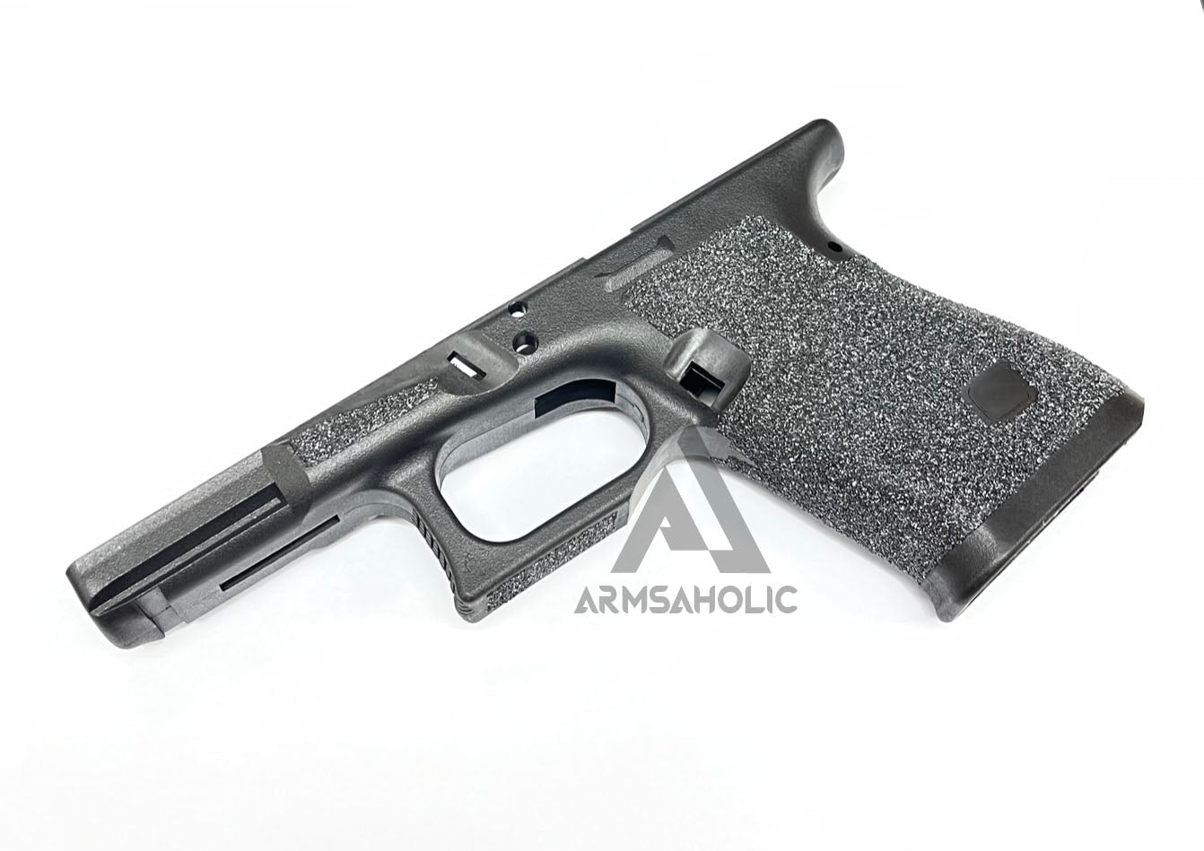 ArmsAholic Custom T-style 04 Silicon Carbide Lower Frame for Marui G19 Airsoft GBB - Black