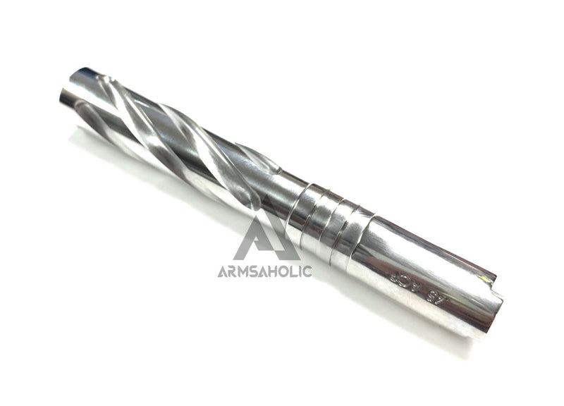 Load image into Gallery viewer, 5KU Tornado 5 inch Stainless Outer Barrel 11mm CW Threads for Hi-CAPA 5.1- Silver
