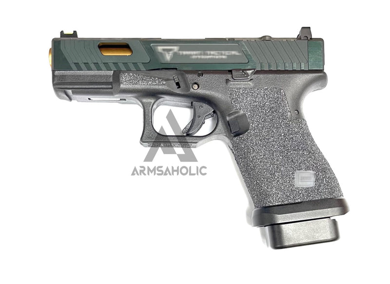 Load image into Gallery viewer, ArmsAholic Custom - T-Style 19 RMR GBB with Silicon Carbide Grip Airsoft Black

