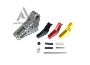 Guns Modify K-Style Aluminum Adjustable Trigger for Marui / Umarex - Silver