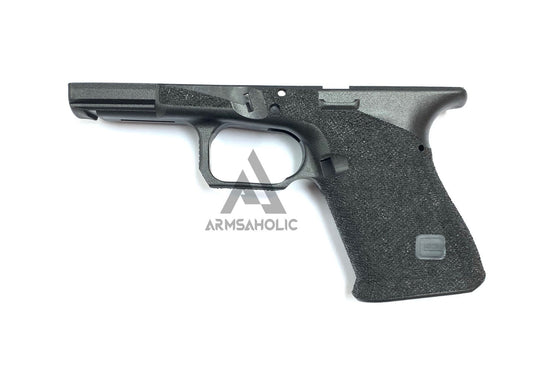 ArmsAholic Custom AGA-style Lower Frame for Marui G19 Airsoft GBB - Big Logo Black