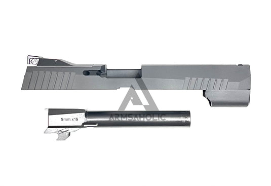 Nova P320 XFIVE Aluminum slide set for SIG Air M17 GBB series - Black