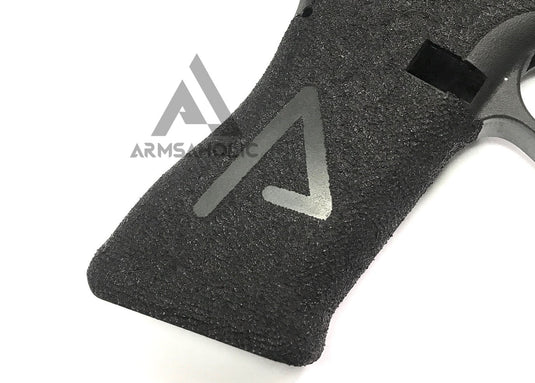 ArmsAholic Custom AGA-style Lower Frame for Marui 17 / 18C Airsoft GBB - Big Logo Version