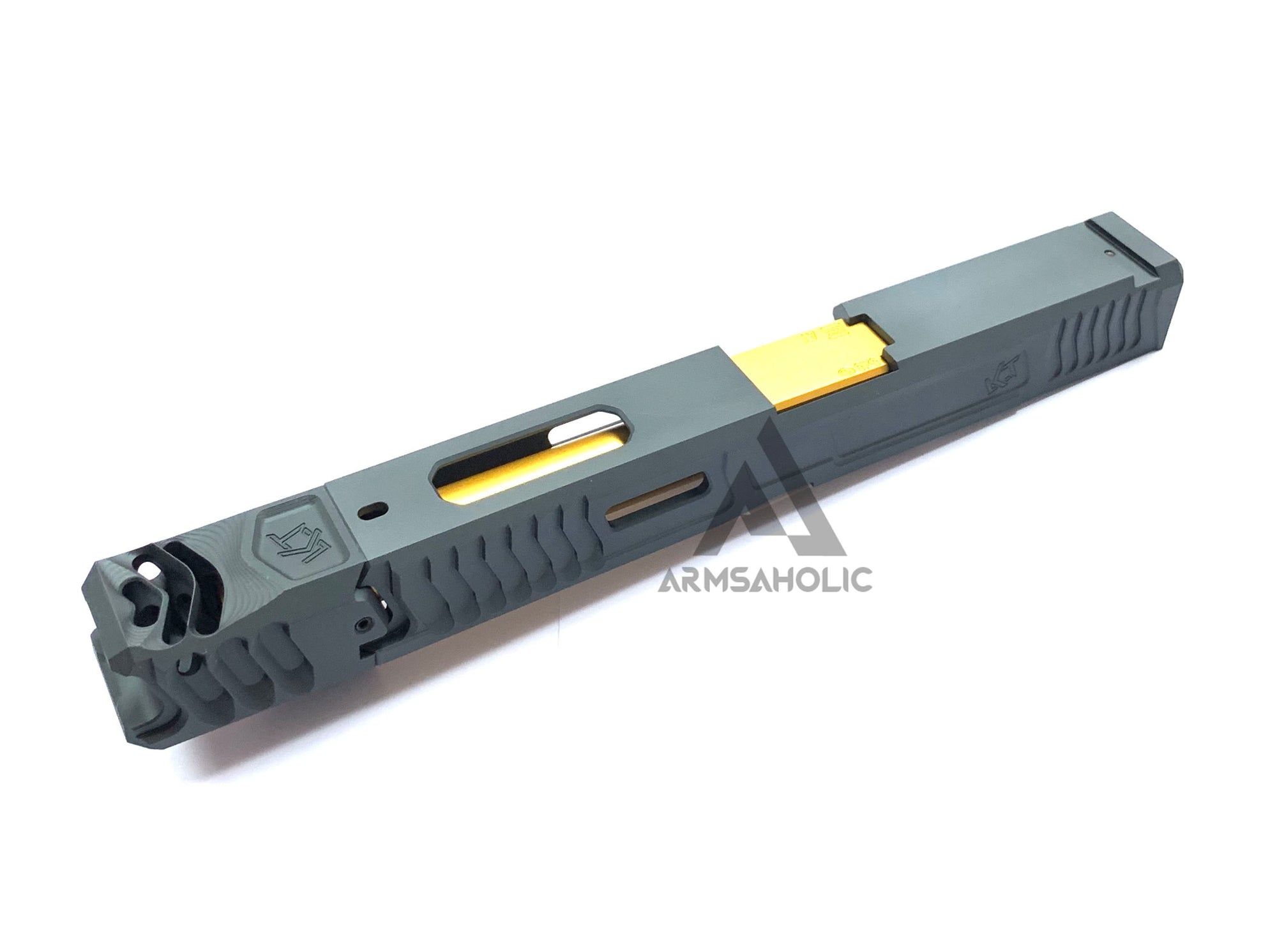 Nova CNC LK-UG style with Comp Slide Set for Marui G17/22/34 GBB Series - Titanium Grey