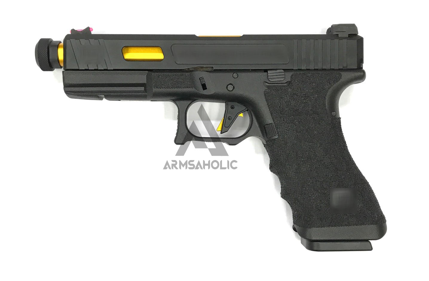 ArmsAholic Custom - S-style G17 Tactical Gold Arisoft GBB