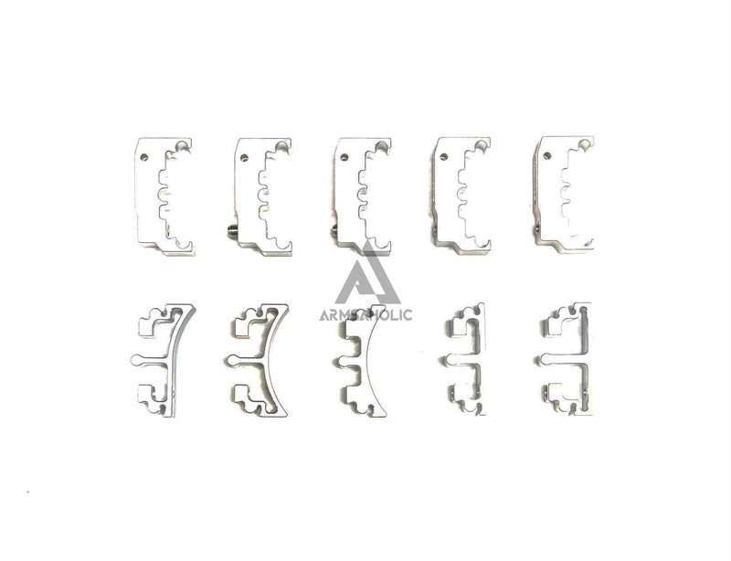 Load image into Gallery viewer, Nova CNC Aluminum Puzzle Trigger Set for Tokyo Marui HI-CAPA GBB Series - Silver
