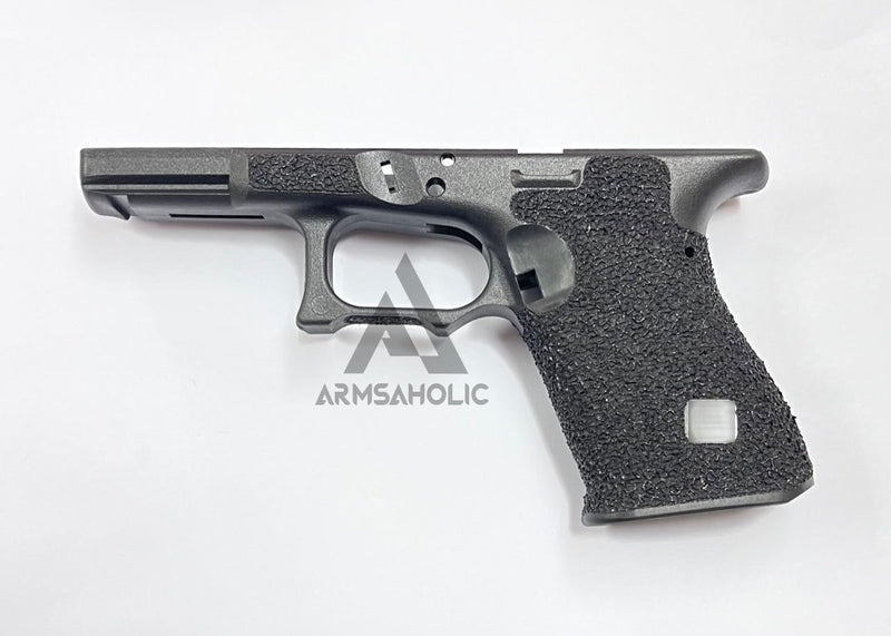 Load image into Gallery viewer, Armsaholic Custom Stippling FI-style Lower Frame For Marui G19 Airsoft GBB - Black
