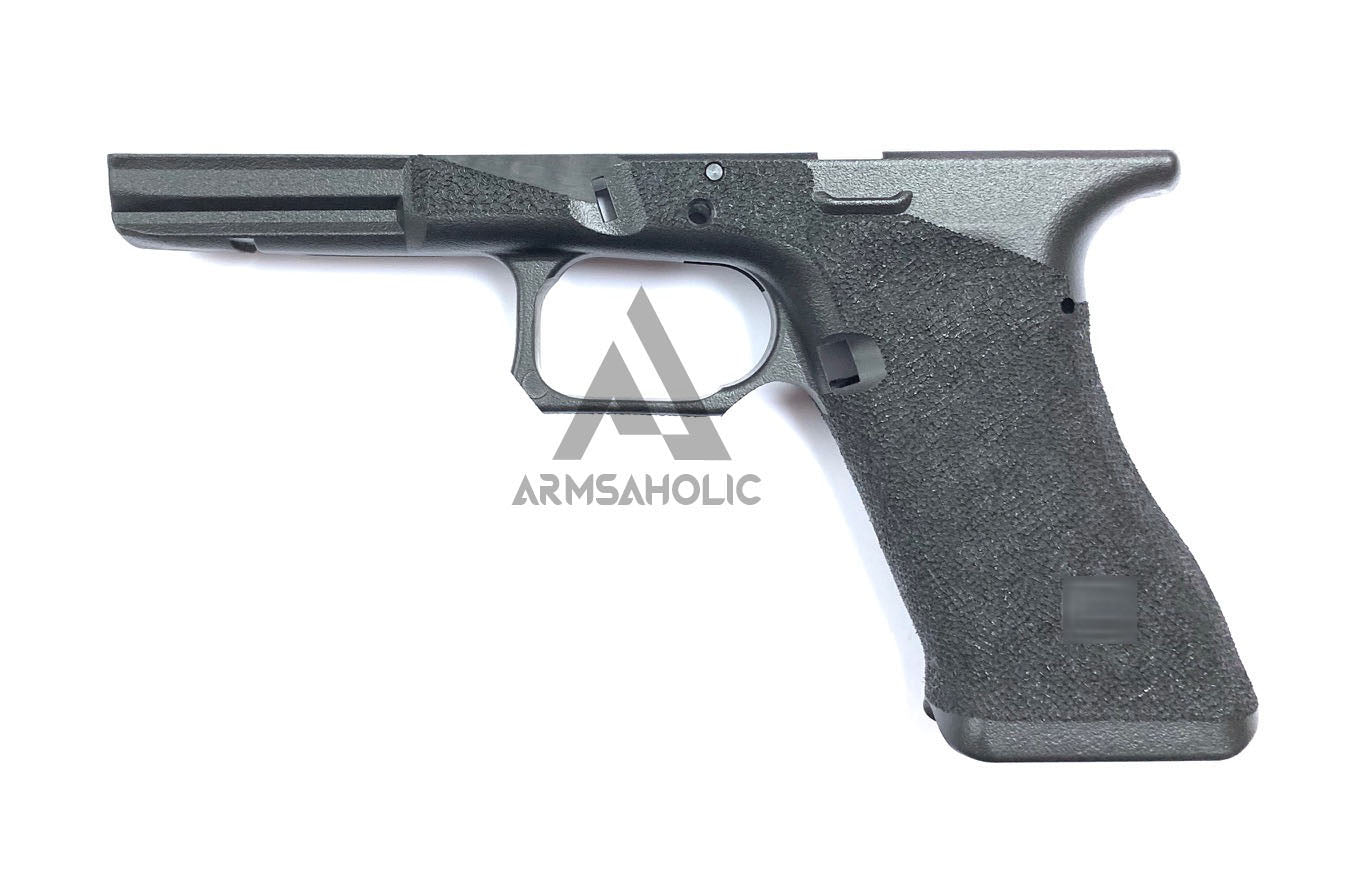 ArmsAholic Custom AGA-style Lower Frame for Marui 17 / 18C Airsoft GBB - Black New Version