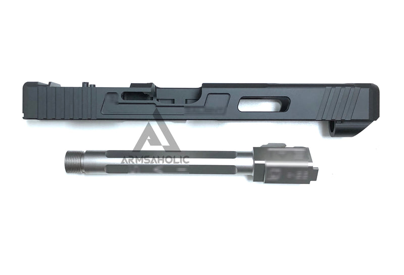 Load image into Gallery viewer, Guns Modify SA G34+RMR Slide Stainless steel SV Threaded barrel Set For TMG17/18C ver2
