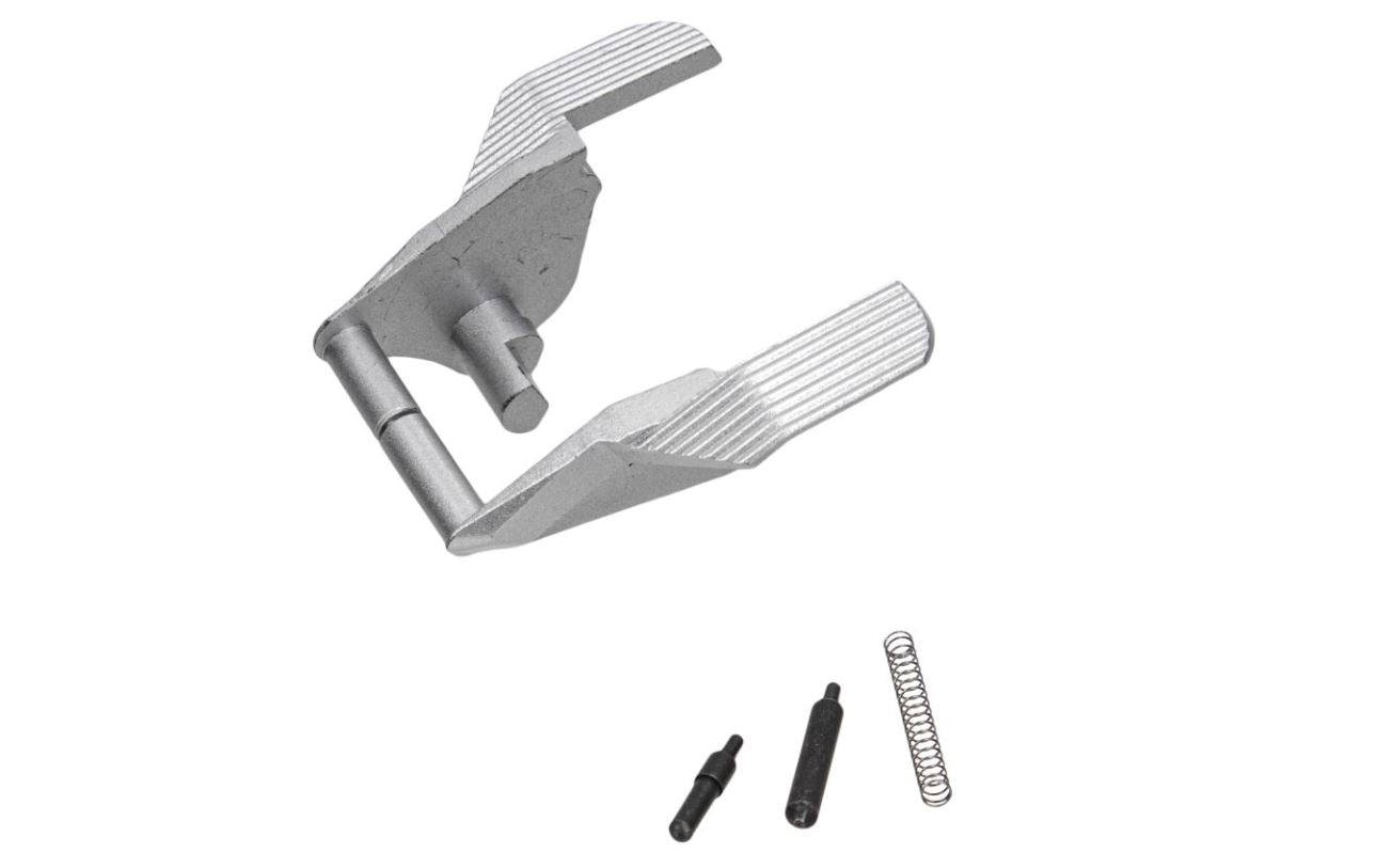 KF AIRSOFT Steel Thumb Safety for Marui Hi-Capa 5.1/4.3 GBB (Silver) KF51-014SV