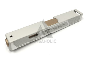 Nova T-style G17 Aluminum Slide for Marui Arisoft G17 GBB series - Silver Limited Edition