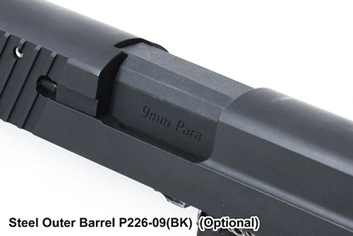 Guarder Aluminum CNC Slide Set for MARUI P226/E2 (Black/Early Ver. Marking) #P226-49(BK)